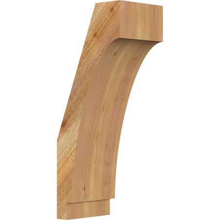 Ekena Millwork 6"W x 8"D x 20"H Imperial Rough Sawn Knee Brace, Western Red Cedar BRC06X08X20IMP00RWR